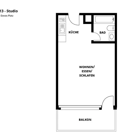 Cresta Apartments - Studios * ダヴォス・プラッツ